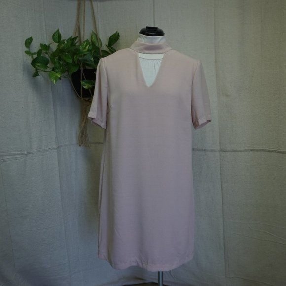 English Factory keyhole tie neck sheath dress - Picture 1 of 8